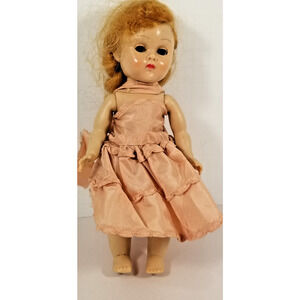 Vintage Vogue Ginny Molded Lash Blonde Hair Walker 7"